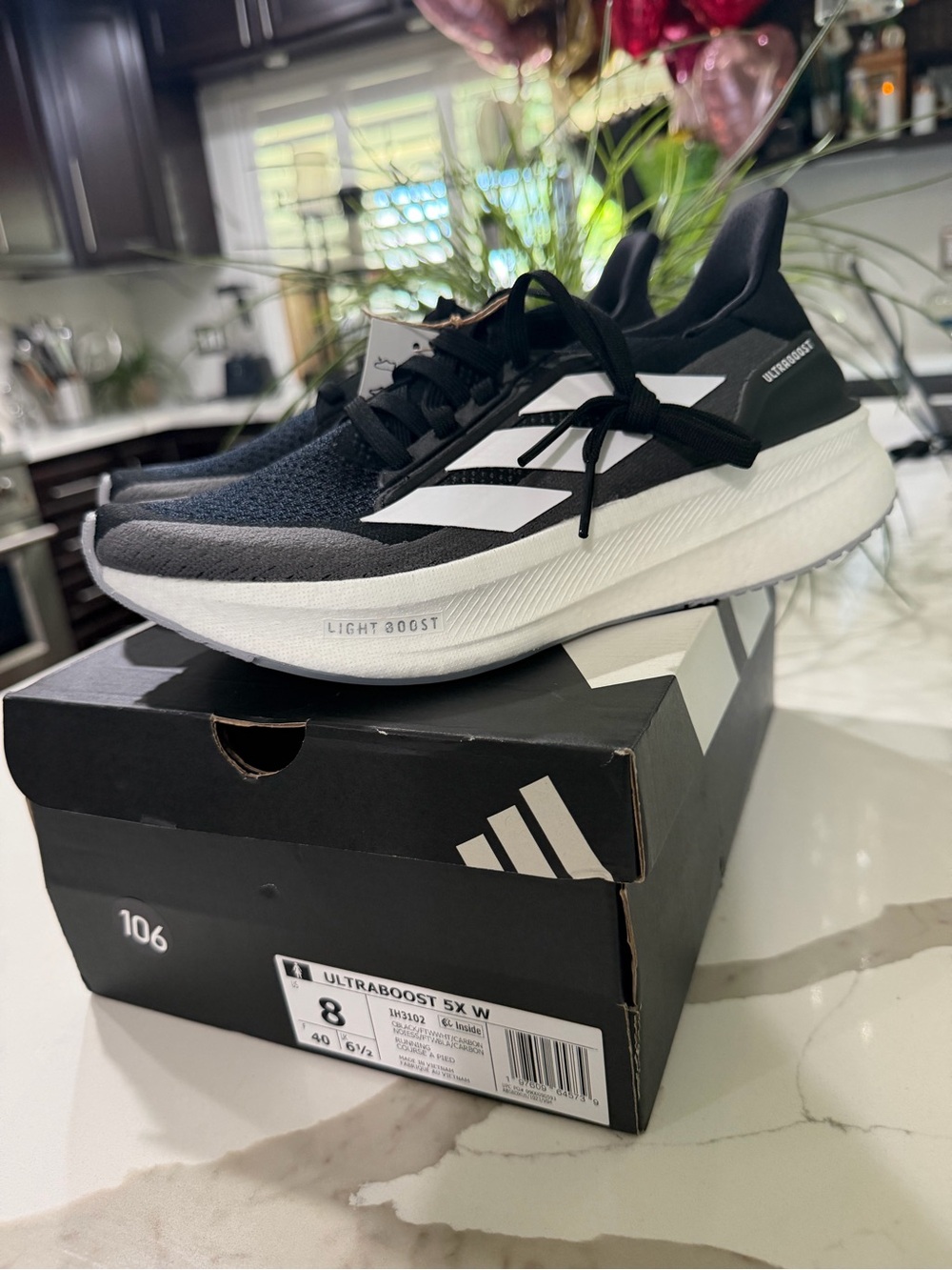 adidas Ultraboost SX Women's Running Shoes - Black/White